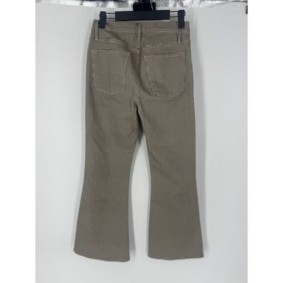 Frame Le Crop Flare Houndstooth Stretch Jeans - Picture 6 of 6